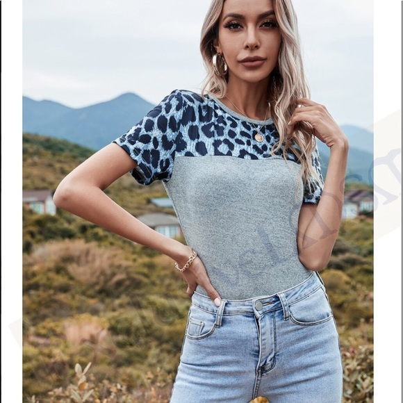 Leopard Panel Top - Picture 3 of 3